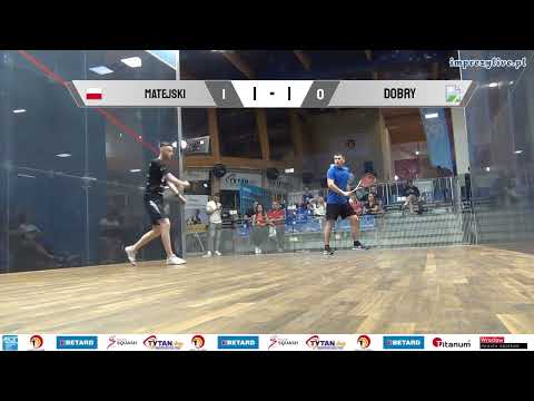 Tomasz Matejski - Marek Dobry BETARD Indywidualne Mistrzostwa Polski w Squasha 2023