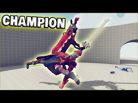 Knight is a horse?! Champion vs Every faction 1v1 - TABS Unit Creator Update