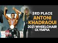 3rd Place - Antoni Khadraoui - 2021 Wheelchair Olympia