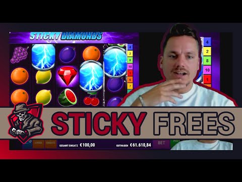 STICKY DIAMONDS ⚡️ | 100€ mehrfach Frees 😍😍😍 | Freegames High Stakes 🎰 | Casino Highlights
