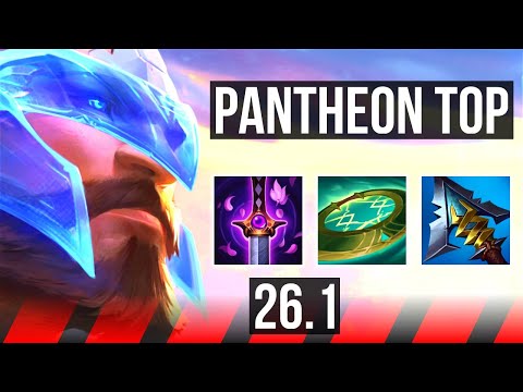 PANTHEON vs YORICK (TOP) | 41K damage | NA Master | 26.1