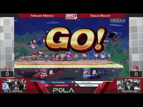 CFL Smackdown February Monthly - ICG | LordFrieza (Wario) vs RoguePenguin (Mario)