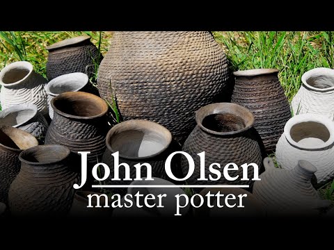 John Olsen Corrugated Pottery Master
