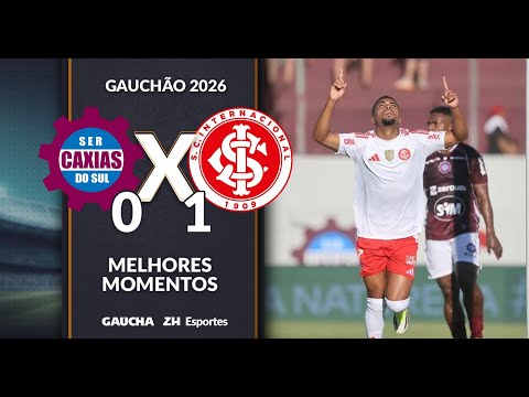 MELHORES MOMENTOS (COM IMAGENS) | CAXIAS 0x1 INTER | GAUCHÃO | 31/01/2026