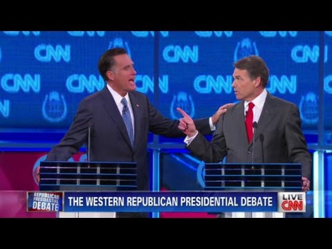 Perry accuses Romney of hiring illegals