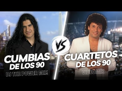 MIX CUMBIAS VS CUARTETOS DE LOS 90 - Dj The Power Mix (Fin De Año 2025)