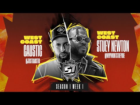 KOTD - Rap Battle - Caustic vs Stuey Newton | S1W1