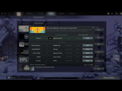 [DOTA2 LIVE] Hainan Master Invitational (Spring) OG Seed VS Aggressive Mode game 3 Score 1:1