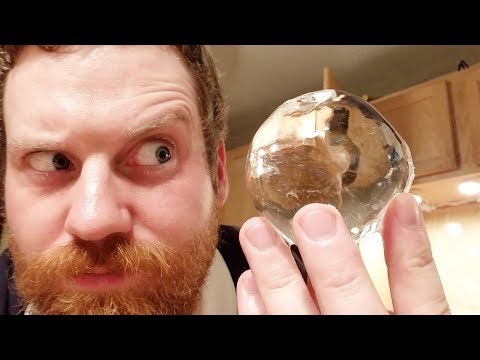 Learning How to Make an Ice Sphere!  (Clear Ice)