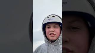 RIDING RIVERTON SKATEPARK IN THE SNOW WITH MOUNTAIN BIKES #Shorts