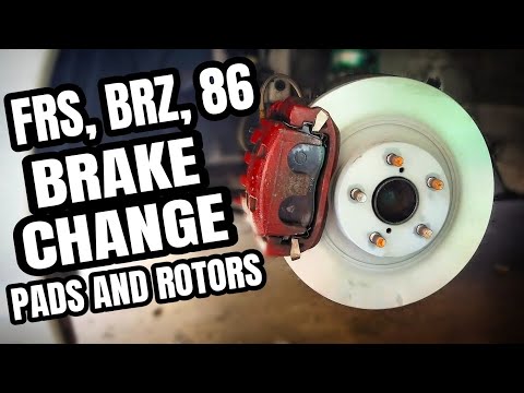 Brake Change Tutorial for FRS, BRZ, 86 | Pads and Rotors