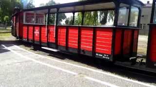 preview picture of video 'LyD2  wąskotorowa lokomotywa, stacja Żnin, odjazd'