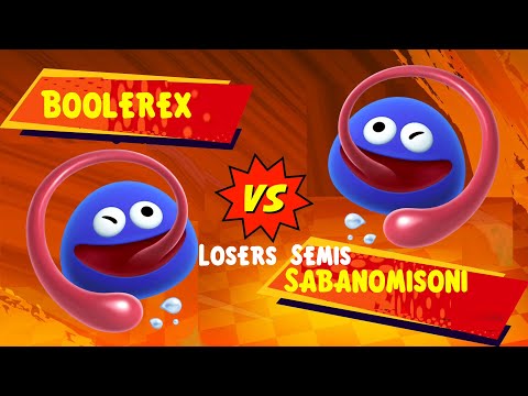 Boolerex (Beam/Gooey) vs Sabanomisoni (Gooey) Kirby Fighters 2 Japan International Losers Semis