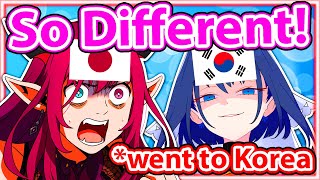 IRyS went to Korea with Kronii IRL and Experienced Culture Shock 【Hololive】