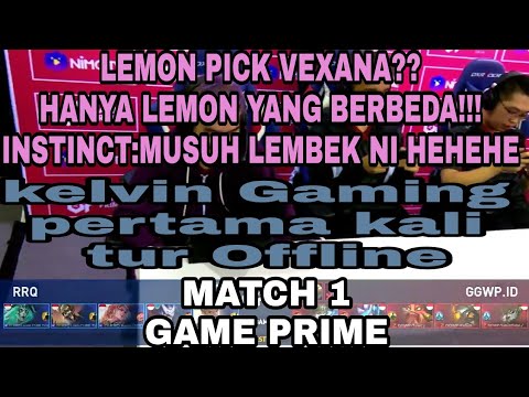 RRQ VS GGWP ID Match 1 BEKRAF Game Prime 2018-MLBB TOURNAMENT