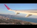 Airplane Take Off Inside View