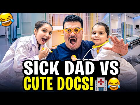 Sick Dad’s Crazy Visit to the Cutest Doctors! 🏥😂🤣