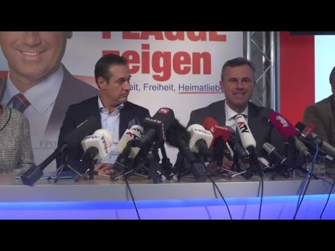 FPÖ-Bundespräsidentschaftskandidat Norbert Hofer wird präsentiert