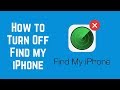 How to Turn Off Find My iPhone How to Turn Off Find My iPhone