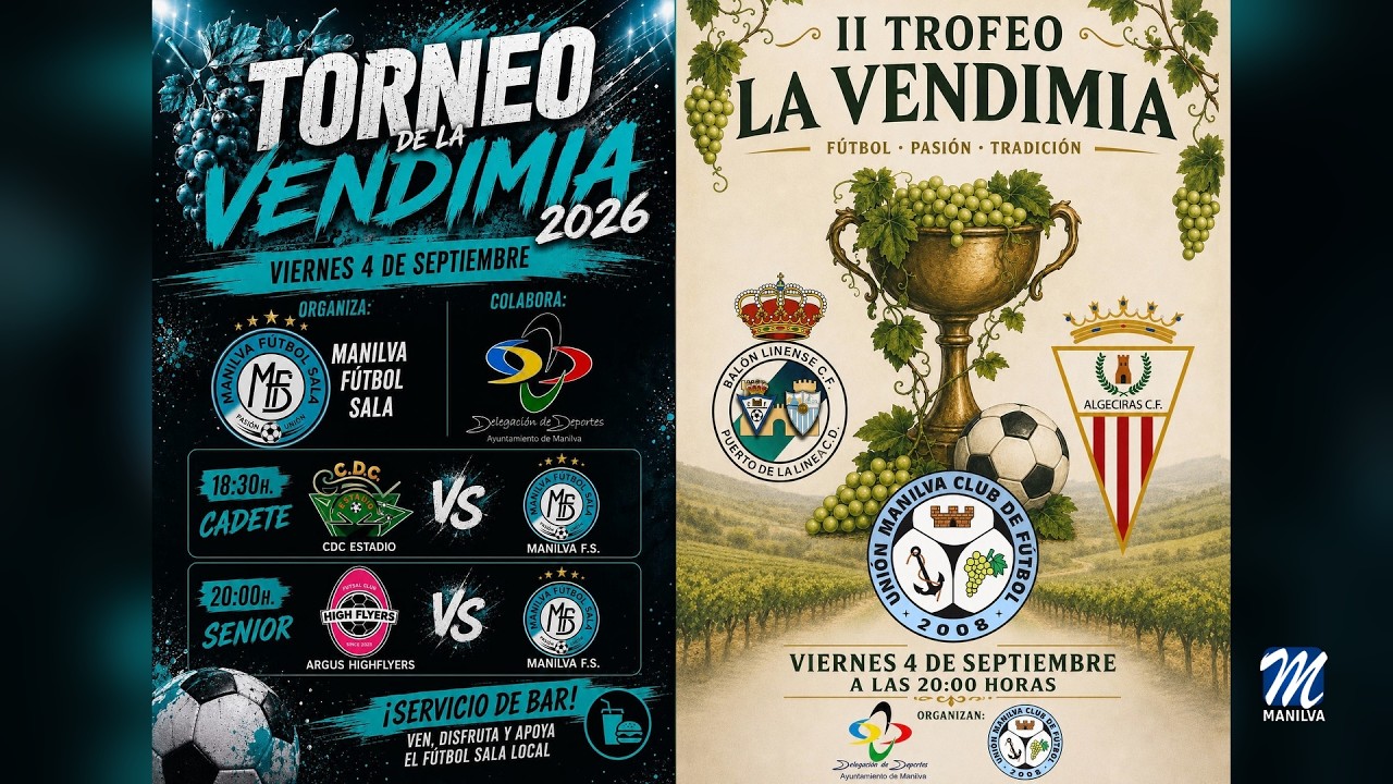 El II Trofeo La Vendimia y el Torneo de Fútbol Sala serán este viernes