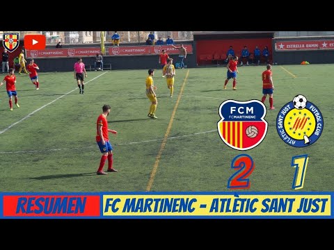 FC MARTINENC 2 - ATLÈTIC SANT JUST 1 I 1ª CATALANA I 3ª JORNADA I SUBGRUPO 2B I CATALUNYA FUTBOL