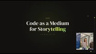 Code as medium for storytelling: My presentation at Vibe Coding Jam event