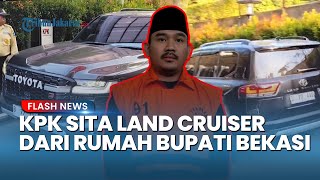 PENAMPAKAN Mobil Land Cruiser Sitaan KPK dari Rumah Bupati Bekasi Ade Kuswara Kunang