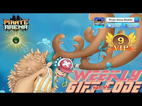 Pirate Arena New Weekly Gift Code 🎁 Valid until (04/23) Instant VIP9 for new Players🔥android/iOS