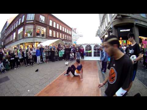 Street show in Esbjerg with Enry, Bencok, Léamssi, Dennehy - European Street Cup