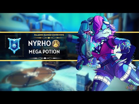 Is Mega Potion Good ? Nyrho (Diamond) Mego Potion 172K+ Heals  Paladins Ranked Competitive