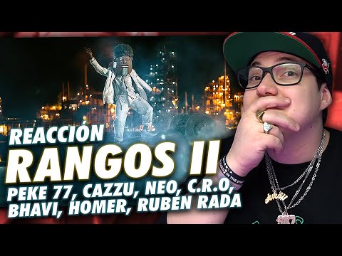 REACCION A "RANGOS II" - PEKEÑO 77 ft CAZZU, NEO PISTEA, C.R.O, BHAVI, HOMER, RUBEN RADA