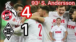 1. FC Köln - Borussia Mönchengladbach 4:1 | FC Radio Highlights