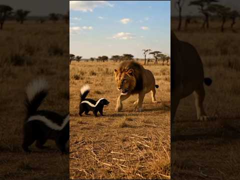 Zorilla Vs Lion: The Power of a secret weapon of Zorilla