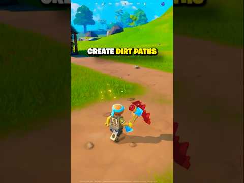 Create Dirt Paths with THIS Trick in LEGO Fortnite Odyssey!