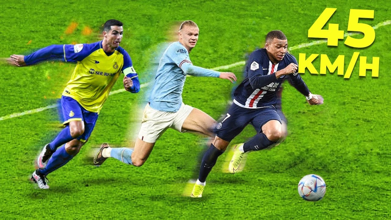 Les footballeurs les plus rapides du monde!