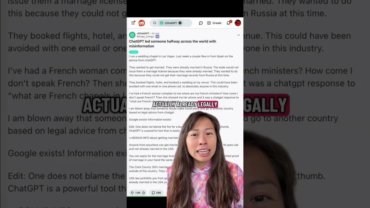 Always verify information and sources from ChatGPT, especially before dropping lots of money! This v