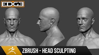 #1 Head Sculpting with Dynamesh in Zbrush Tutorial series for Beginners HD