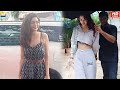 Disha Patani Flaunts Her Abs In Crop Hoodie Karishma Tanna Looks Beautiful In Long Dress