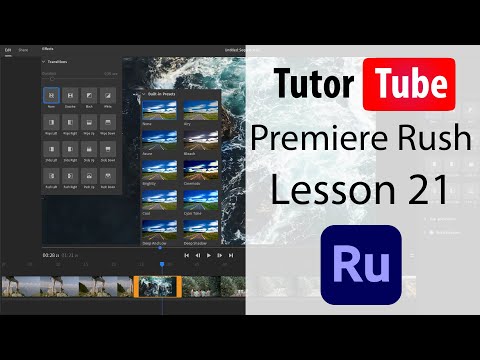Premiere Rush Tutorial Lesson 21 Changing Title or Graphics Properties