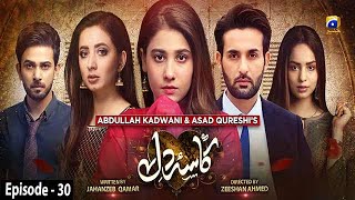 Kasa-e-Dil - Episode 30  English Subtitle  24th Ma