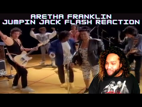 Aretha Franklin Jumpin Jack Flash reaction