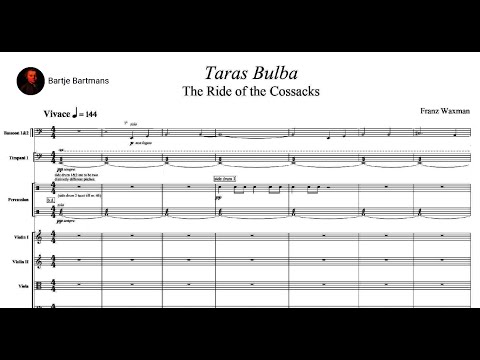 Franz Waxman - The Ride of the Cossacks from "Taras Bulba" (1962)