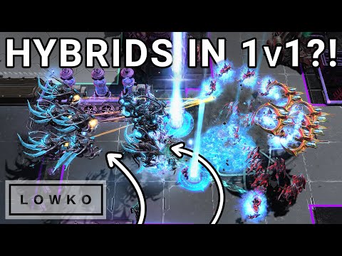 StarCraft 2: The Fourth Race - HYBRID vs Protoss & Zerg! (1v1 Multiplayer)