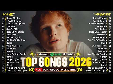 Ed Sheeran, Rihanna, Zayn, Adele, Dua Lipa, Selena Gomez, Bruno Mars, Maroon 5 🎶 Billboard Hot 100