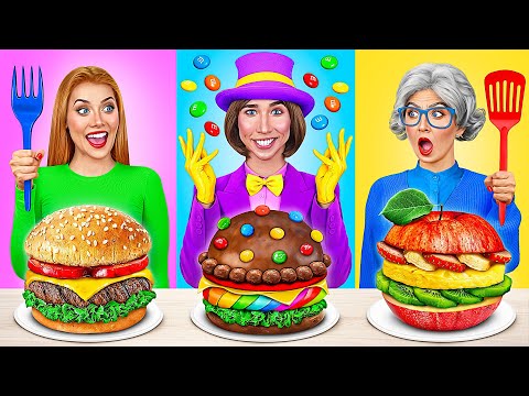 Sfida Di Cucina — Willy Wonka vs Nonna | Guerra in Cucina Multi DO Challenge