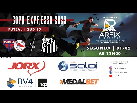 MARVEL INTER x SANTOS - FUTSAL | SUB 10