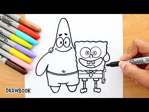 3rd YouTube video about how to draw a sponge