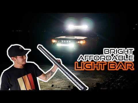 Bright & Affordable 42" Light Bar for Prinsu Roof Rack - Installed on 4Runner