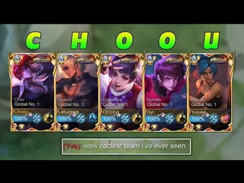 📹 CHOOU VS TOP 1 GLOBAL MYANMAR CHOU (1000💎 WHO WIN?) #mlbb #choou