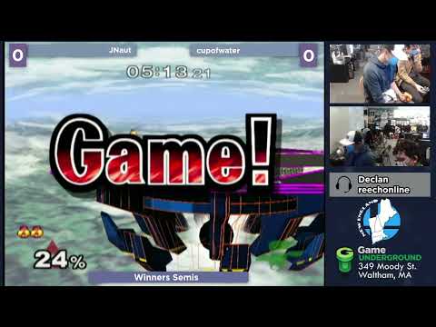 GUMI SSBM - JNaut (Sheik) vs. cupofwater (Fox) - Melee WSF